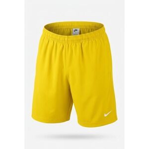 Nike Dri-FIT Training Shorts Yellow Kids Large L Standard Fit Sportswear NEW